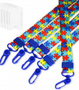Cordão crachá Autismo      