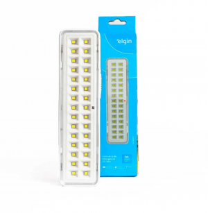 Luminária de Emergência 30LEDs 2W 6500K Frio Elgin      