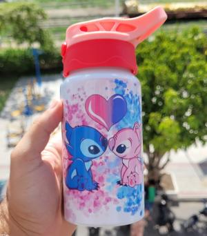 Squeeze Branco  500ml (rosa / vermelho) Alumínio 600ml     