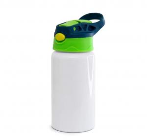 Squeeze Branco  500ml (tampa Verde /Azul Alumínio 600ml     